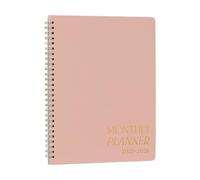 Calendar 2025 - Monthly Calendar Planner | Aesthetic Monthly Planner and Notebook, Concise Smooth Schedule Organizer Journal with Homework Checklist for Family Student