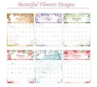 Calendar 2025 uk Family Planner, Approx. A3 2025 Calendar, 18 Month Family Calendars 2025, Calendars 2025 Month to View, calender from July 2025-Dec. 2026 for Personal Organisers Kitchen - Flower