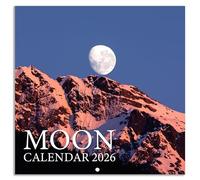 Calendar 2026-2026 Calendar, 2026 Wall Calendar Moon calendar from January to December 2026, 30.5 x 61 cm (Open), Home, Office, School