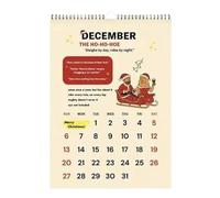 Calendar 2026-2027,Spiral Bound Schedule Organizer,Wall Hangable for Home Apartment Living Room Bedroom Study Art Studio Friends Family