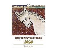 Calendar 2026 Funny,Ugly Hilarious Medieval Animals Walls Calendars 12-Month Funny Medieval Art Calendar For Home Office Decor Unique Gift For History And Art Enthusiasts (A)