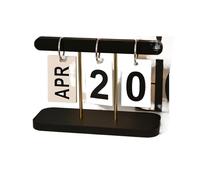 Calendar 2026 Modern Minimalist Flip Desk Calendar English Language(High black)