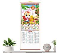 Calendar 2026,Paper-Based Planner And Organizer - Chinese Horse Year Calendar | For Planning Office School Family