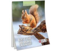 Calendar 2026 Slim - British Wildlife Wall Calendar - 2026 Calendar with Nature & Animal Photography - Countryfile Style Scenic Calendars 2026, Month to View Organiser for Home & Office