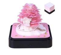 Calendar 2026 Temporal Piece, Carved Notepad - 3D Detachable Leaf Sculpture Decoration Notepad for Office, Living Room, Study, Bedroom, School | Office and Library Decoration