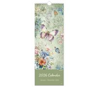 Calendar 2026 - Wall Calendar 2026, Vertical Month to View with Different Beautiful Animal Illusions, Jan. 2026 - Dec.2026, Sturdy Hanging Hook, 14.7 * 42 CM