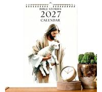 Calendar 2027 Christian Bible Stories Jan-Dec 2027 Wall Calendar