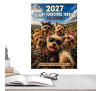 Calendar 2027 Dogs Planner Management Commitments Theme Dogs and Decoration | Wall Planner 12 Ornaments for Dining Room Dorm Living Room Students Animal Lovers Teachers