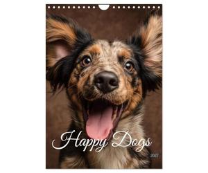 Calendar 2027 · Happy Dogs | A whole year full of happiness on four paws · DIN A4 Portrait · CALVENDO Wall Calendar