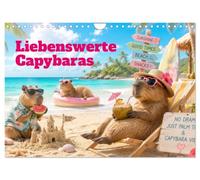 Calendar 2027 · Lovable Capybaras | Capybara Happiness All Year Long · DIN A4 Landscape · CALVENDO Wall Calendar