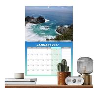 Calendar 2027 Planner Nature 12 Months Hanging Jan-Dec