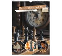 Calendar 2027 · Queen, Rook, and Checkmate | Chess is a fascinating world where strategic thinking, tactics, and mental… · DIN A3 Portrait · CALVENDO Wall Calendar