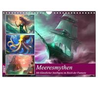 Calendar 2027 · Sea myths | With the help of artificial intelligence in the realm of fantasy and myth · DIN A4 Landscape · CALVENDO Wall Calendar