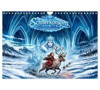 Calendar 2027 · The Snow Queen - The Great Winter Fairy Tale | Gerda's adventurous journey through snow and ice to the Snow Queen's Ice Palace · DIN A4 Landscape · CALVENDO Wall Calendar