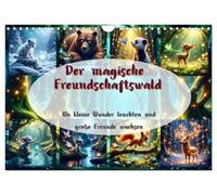 Calendar 2027 · UK Version · The magical forest of friendship | Where small wonders shine and great friends grow · 12" × 8" Landscape · CALVENDO Wall Calendar