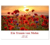 Calendar 2027 · US Version · A dream of poppy | Poppies are an ever one to two year old plant and the flowering period is… · 12" × 8" Landscape · CALVENDO Wall Calendar