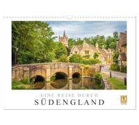 Calendar 2027 · US Version · A journey through southern England | A selection of the most beautiful motifs from the south of England · 17" × 12" Landscape · CALVENDO Wall Calendar
