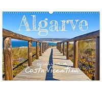 Calendar 2027 · US Version · Algarve - The wild west coast Costa Vicentina | Shots from the fascinating Portuguese coastal stretch · 17" × 12" Landscape · CALVENDO Wall Calendar