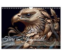 Calendar 2027 · US Version · Animals in Art Nouveau - A tribute to the | beauty of Art Nouveau · Appreciation for animals in the aesthetics of Art… · 12" × 8" Landscape · CALVENDO Wall Calendar