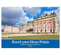 Calendar 2027 · US Version · Around the New Palais - Potsdam | Baroque palace complex of Frederick the Great and its former farm buildings… · 17" × 12" Landscape · CALVENDO Wall Calendar