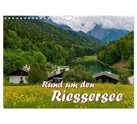 Calendar 2027 · US Version · Around the Riessersee | Nestled in a breathtaking mountain landscape, this idyllic lake lies above the… · 12" × 8" Landscape · CALVENDO Wall Calendar