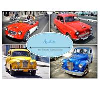 Calendar 2027 · US Version · Austin - A traditional British brand | Vintage cars from the British car brand Austin in Cuba · 12" × 8" Landscape · CALVENDO Wall Calendar