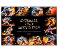Calendar 2027 · US Version · Baseball und Motivation | Every day a home runwith inspirational messages that will spur you on day… · 17" × 12" Landscape · CALVENDO Wall Calendar