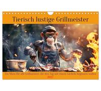 Calendar 2027 · US Version · Beastly funny grill masters | A must for all grill masters who want to start the day with a smile · 12" × 8" Landscape · CALVENDO Wall Calendar