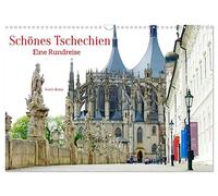 Calendar 2027 · US Version · Beautiful Czech Republic - A round trip | Small and medium-sized towns in Bohemia and Moravia are the focus of this… · 17" × 12" Landscape · CALVENDO Wall Calendar