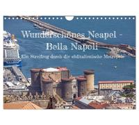 Calendar 2027 · US Version · Beautiful Naples - Bella Napoli | A stroll through the southern Italian metropolis · 12" × 8" Landscape · CALVENDO Wall Calendar
