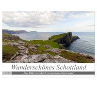 Calendar 2027 · US Version · Beautiful Scotland - picture journey through a | legendary country · A journey through the nature, cities and monuments of a… · 17" × 12" Landscape · CALVENDO Wall Calendar