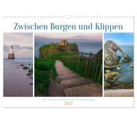 Calendar 2027 · US Version · Between castles and cliffs, the northeast of | Scotland, an insider tip · The northeast of Scotland is a region full of… · 17" × 12" Landscape · CALVENDO Wall Calendar