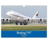 Calendar 2027 · US Version · Boeing 747 calendar | Various angles and photos of the Boeing 747, queen of the skies · 12" × 8" Landscape · CALVENDO Wall Calendar