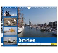 Calendar 2027 · US Version · Bremerhaven. The seaside city on the North Sea | coast · Bremerhaven has b me a popular tourist city in recent years · 12" × 8" Landscape · CALVENDO Wall Calendar