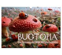 Calendar 2027 · US Version · Bug ia. The fantastic world of ladybugs | Only AI can dream in such detail · rediscover the magical world of the little… · 17" × 12" Landscape · CALVENDO Wall Calendar