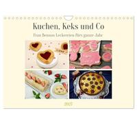 Calendar 2027 · US Version · Cakes, cookies and more: Mrs | Benno's for the whole year · Delicious delicacies from our own kitchen… · 12" × 8" Landscape · CALVENDO Wall Calendar