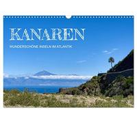Calendar 2027 · US Version · Canary Islands - beautiful islands in the | Atlantic Ocean · A voyage of discovery to the Canary Islands · 17" × 12" Landscape · CALVENDO Wall Calendar