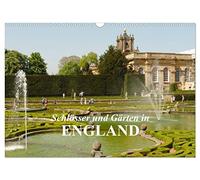 Calendar 2027 · US Version · Castles and gardens in England | World famous English gardens and castles worth visiting · 17" × 12" Landscape · CALVENDO Wall Calendar