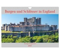 Calendar 2027 · US Version · Castles and palaces in England | Photographic tour of some of England's beautiful castles and palaces · 12" × 8" Landscape · CALVENDO Wall Calendar