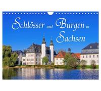 Calendar 2027 · US Version · Castles and palaces in Saxony | On a tour of castles and palaces in Saxony · 12" × 8" Landscape · CALVENDO Wall Calendar