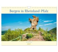 Calendar 2027 · US Version · Castles in Rhineland-Palatinate | A selection of the most beautiful castles and fortresses in… · 12" × 8" Landscape · CALVENDO Wall Calendar