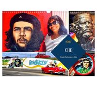 Calendar 2027 · US Version · CHE - Ernesto Che Guevara in Cuba | Representation and ting of the Icon Che Guevara in Cuba · 17" × 12" Landscape · CALVENDO Wall Calendar