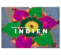 Calendar 2027 · US Version · Colorful from India | The incredible India in all its colorful splendor · 17" × 12" Landscape · CALVENDO Wall Calendar