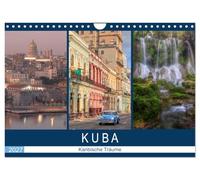 Calendar 2027 · US Version · Cuba, Caribbean dreams | Caribbean flair of life between colonial houses, cigars and oldtimers · 12" × 8" Landscape · CALVENDO Wall Calendar