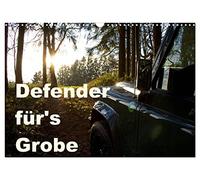 Calendar 2027 · US Version · Defender for the rough | The Land Rover Defender, workhorse with fun factor · 17" × 12" Landscape · CALVENDO Wall Calendar