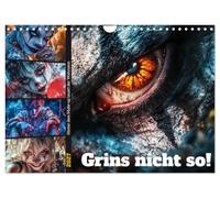 Calendar 2027 · US Version · Don't grin like that | Madness lurks behind colorful masks, garish make-up and crooked grins · 12" × 8" Landscape · CALVENDO Wall Calendar