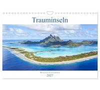Calendar 2027 · US Version · Dream Islands - Matteo Colombo | Wonderful islands from around the world · 12" × 8" Landscape · CALVENDO Wall Calendar