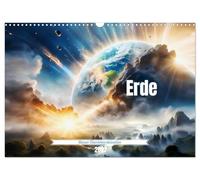 Calendar 2027 · US Version · Earth - Blue survivor | Discover the calendar of the indestructible · 17" × 12" Landscape · CALVENDO Wall Calendar