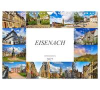 Calendar 2027 · US Version · Eisenach impressions | Twelve uniquely beautiful pictures of the city of Eisenach · 12" × 8" Landscape · CALVENDO Wall Calendar