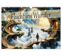 Calendar 2027 · US Version · Escape into wonder | An annual journey through the magical surreal world · 17" × 12" Landscape · CALVENDO Wall Calendar